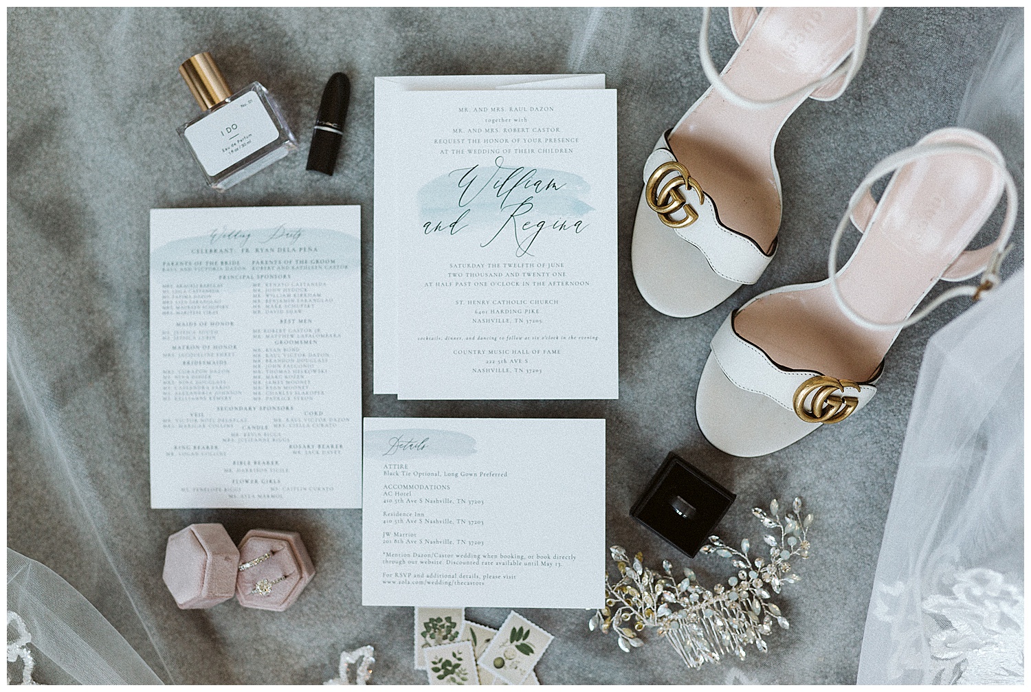 Gucci shoes, invite suite, Nashville wedding photography, Country Music Hall of Fame wedding reception, Tennessee wedding Planning, Wedding Inspiration, Engagement Inspiration, Downtown Nashville